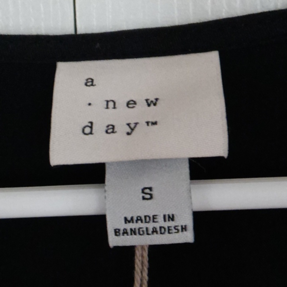 A New Day Classic Black Wrap Dress - Picture 4 of 6